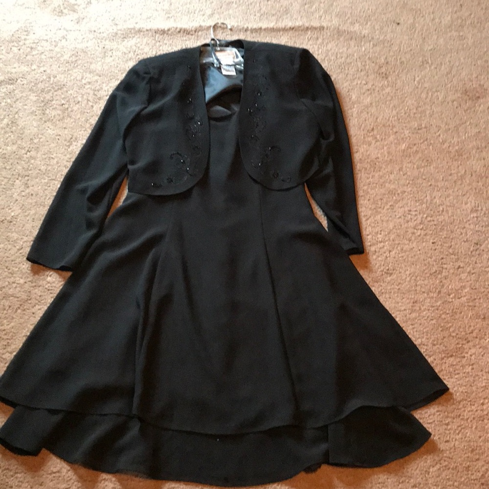 2pc Black Karin Stevens Dress